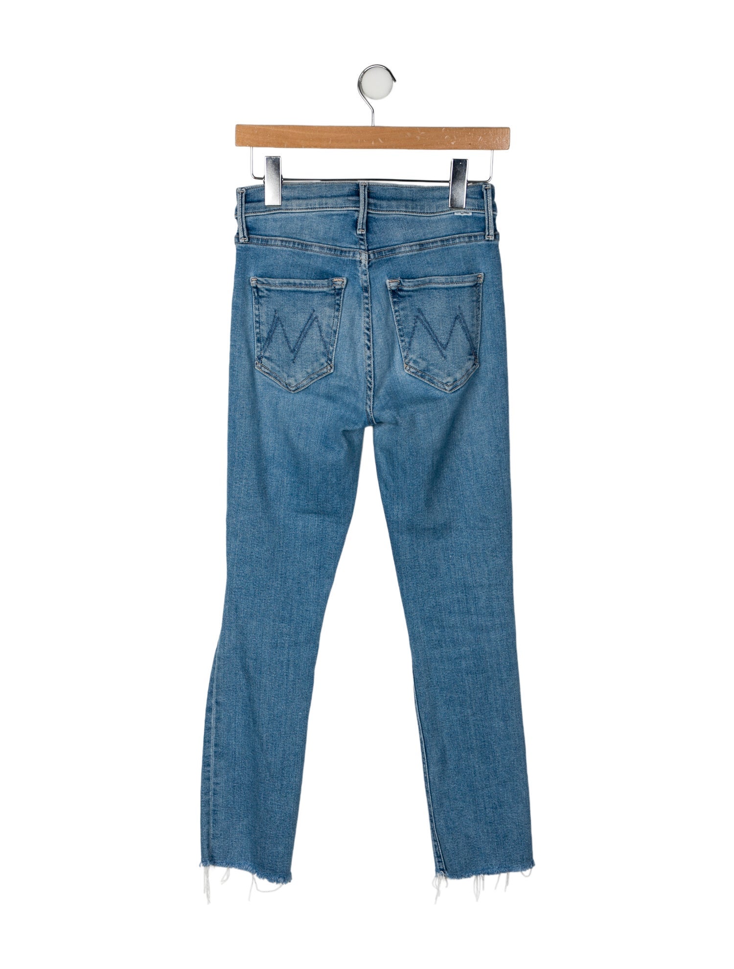 Mother Mid-Rise Skinny Leg Jeans