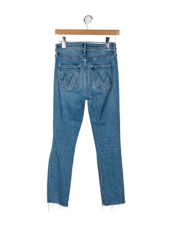 Mother Mid-Rise Skinny Leg Jeans