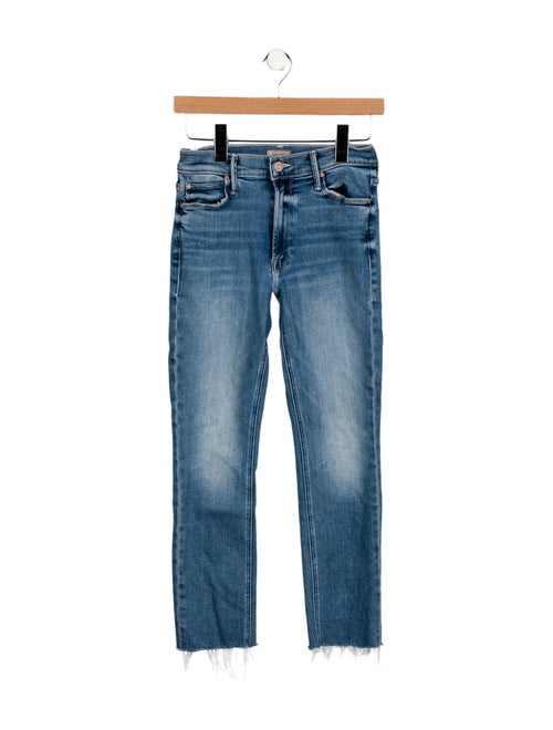 Mother Mid-Rise Straight Leg Jeans