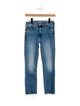 Mother Mid-Rise Straight Leg Jeans