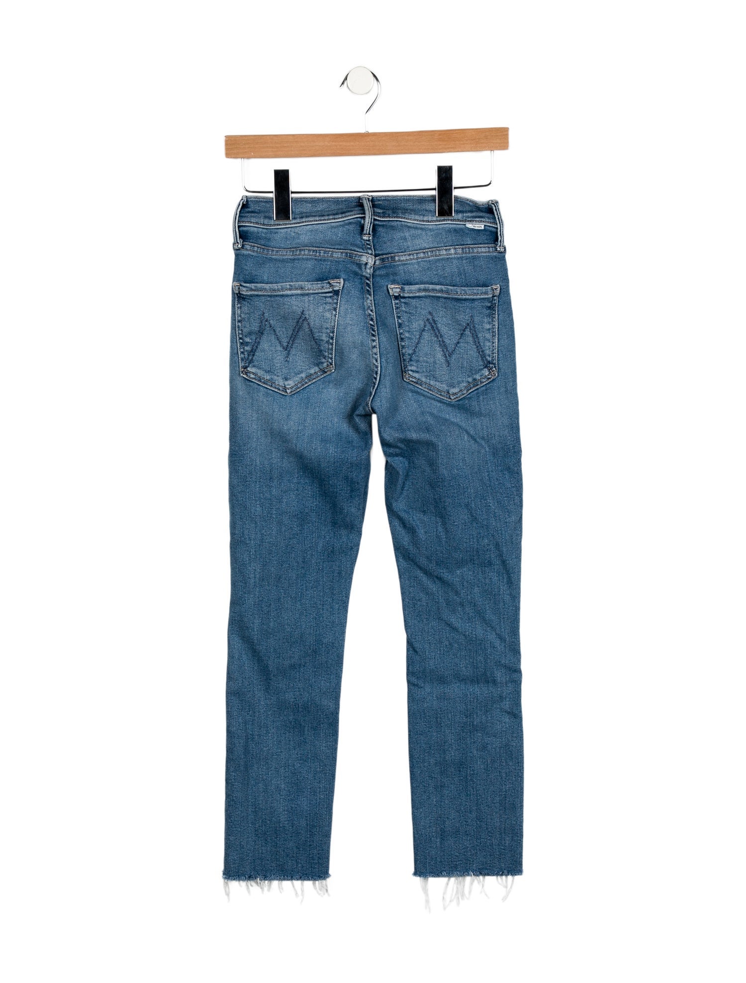 Mother Mid-Rise Straight Leg Jeans