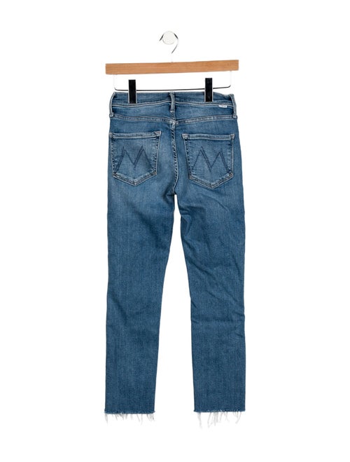 Mother Mid-Rise Straight Leg Jeans
