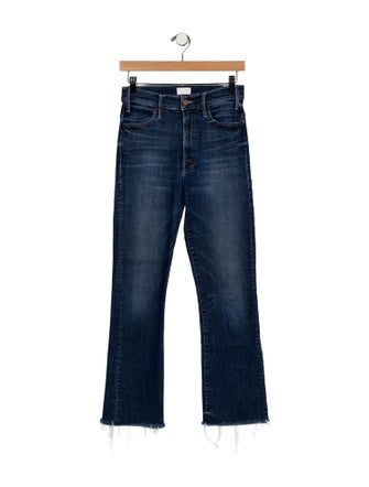 Mother Mid-Rise Straight Leg Jeans