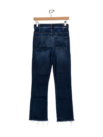 Mother Mid-Rise Straight Leg Jeans
