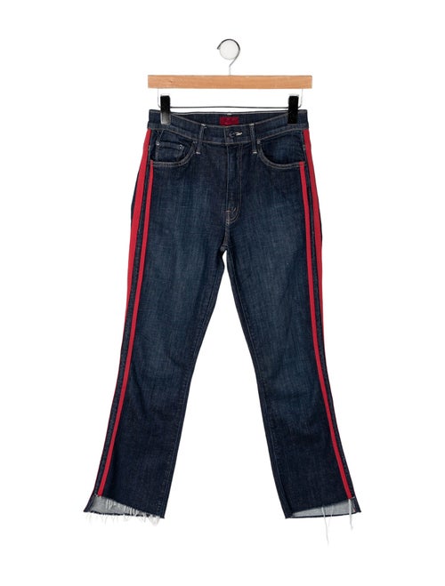 Mother Mid-Rise Straight Leg Jeans