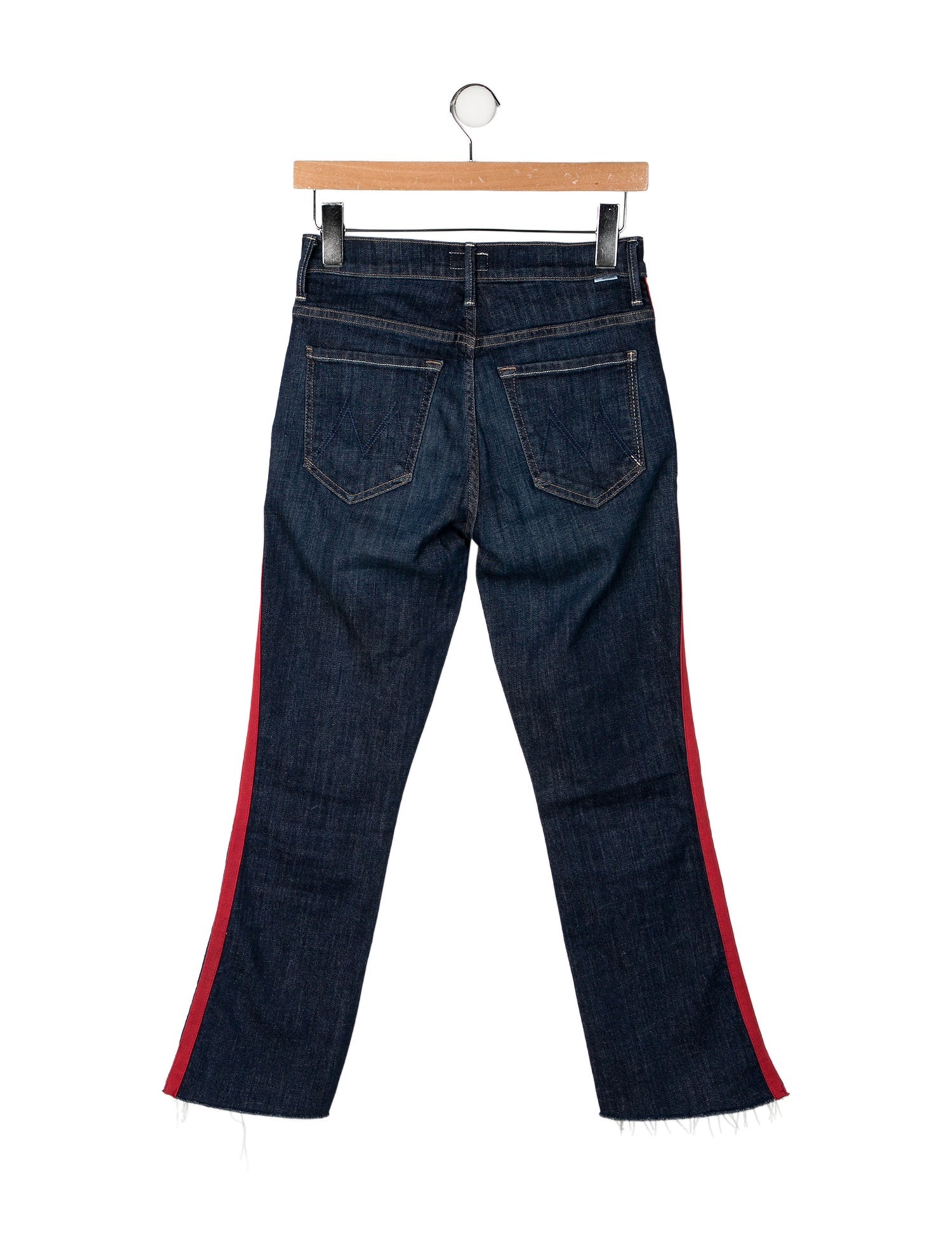 Mother Mid-Rise Straight Leg Jeans