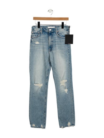 Mother High-Rise Straight Leg Jeans