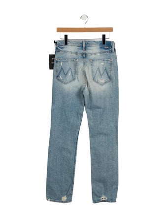 Mother High-Rise Straight Leg Jeans