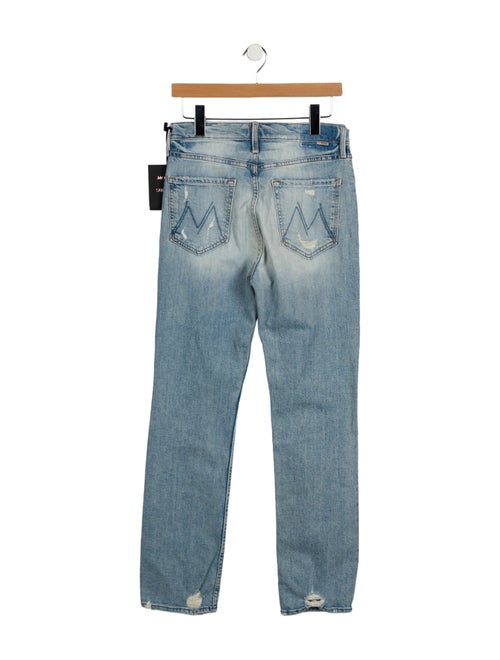 Mother High-Rise Straight Leg Jeans