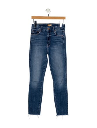 Mother Mid-Rise Skinny Leg Jeans
