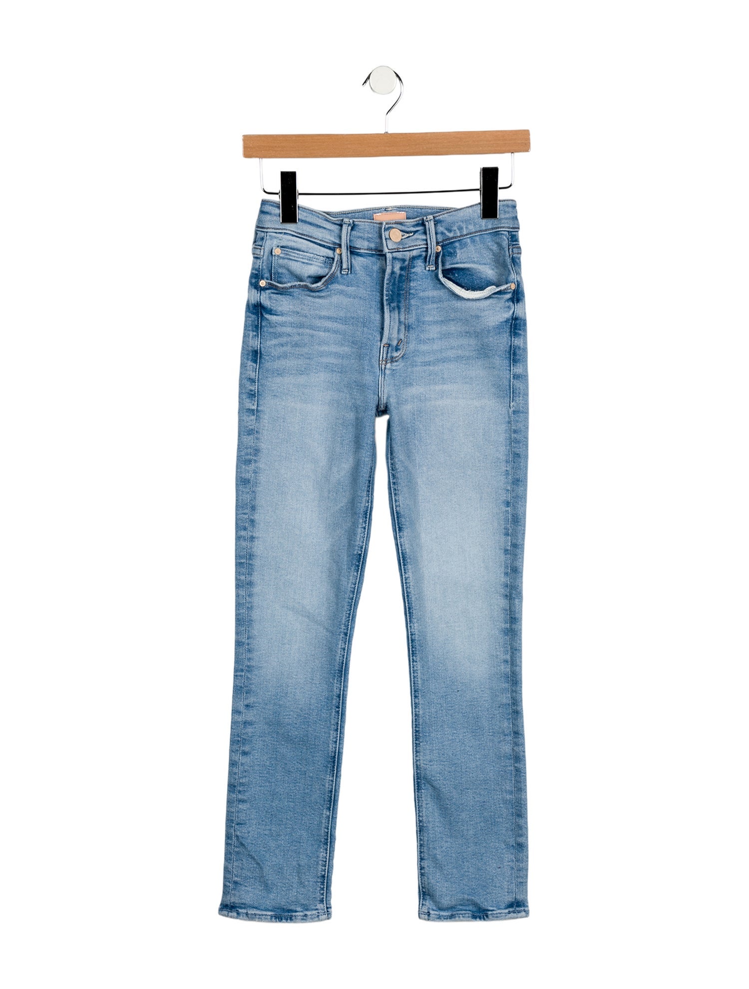 Mother High-Rise Straight Leg Jeans