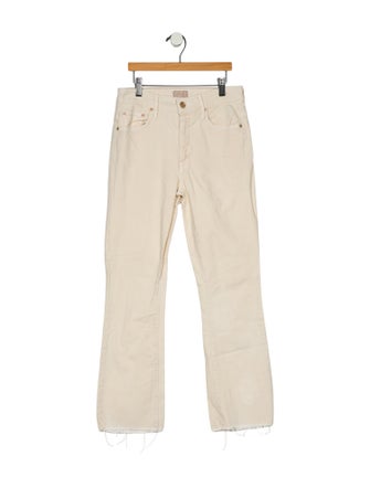 Mother Mid-Rise Straight Leg Jeans
