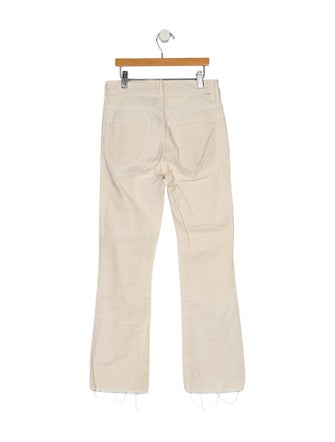 Mother Mid-Rise Straight Leg Jeans