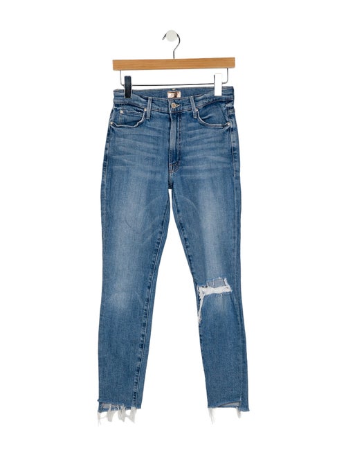 Mother Mid-Rise Skinny Leg Jeans