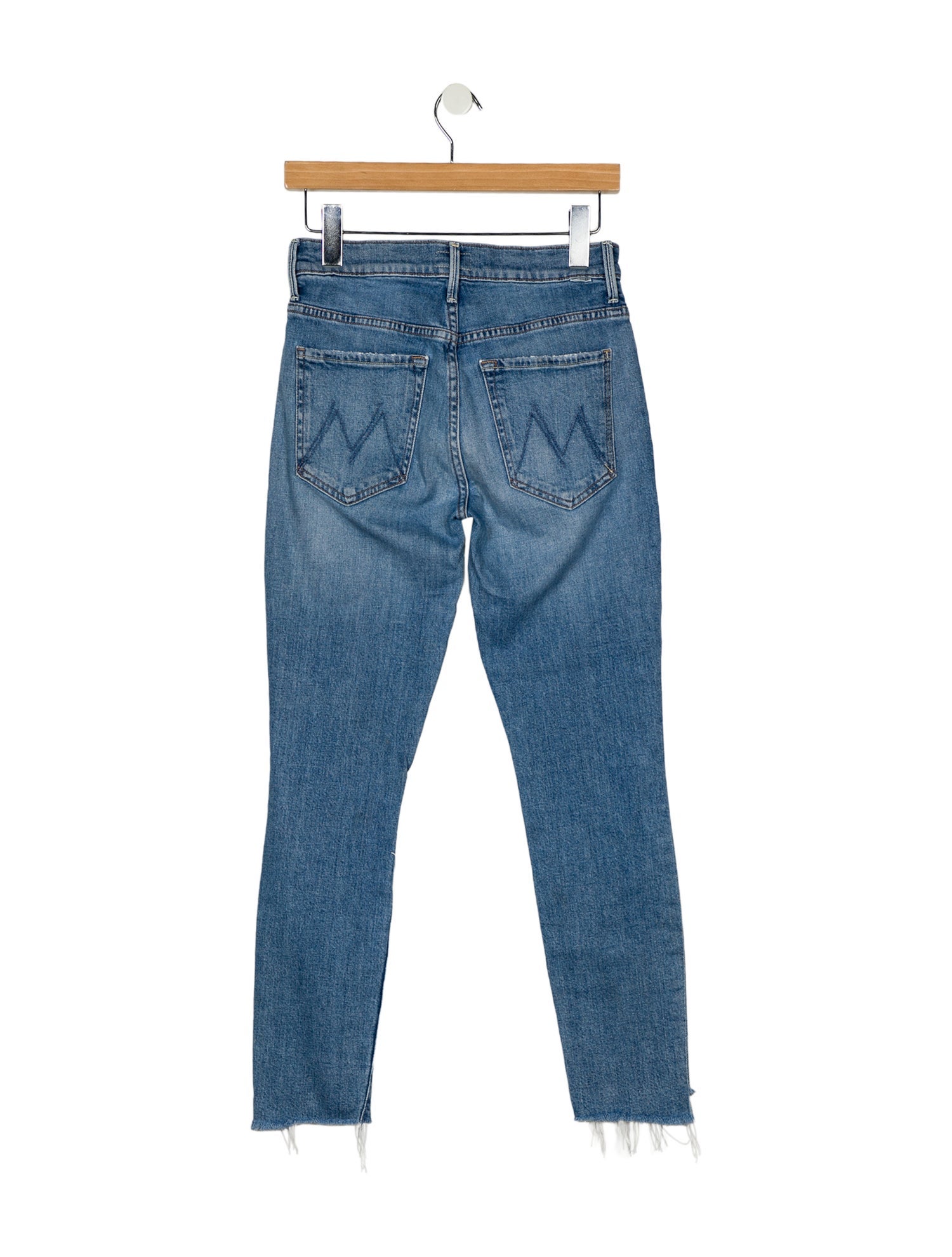 Mother Mid-Rise Skinny Leg Jeans