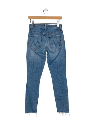 Mother Mid-Rise Skinny Leg Jeans