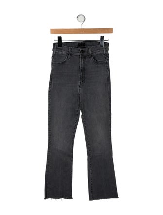 Mother Mid-Rise Straight Leg Jeans