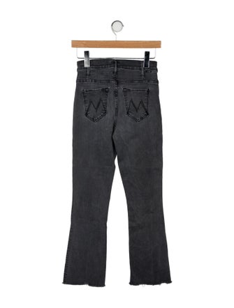 Mother Mid-Rise Straight Leg Jeans