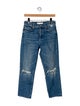 Mother Mid-Rise Straight Leg Jeans