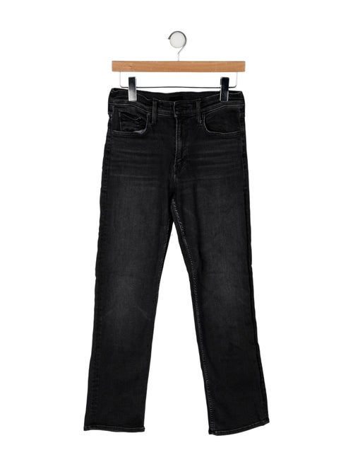 Mother Mid-Rise Straight Leg Jeans