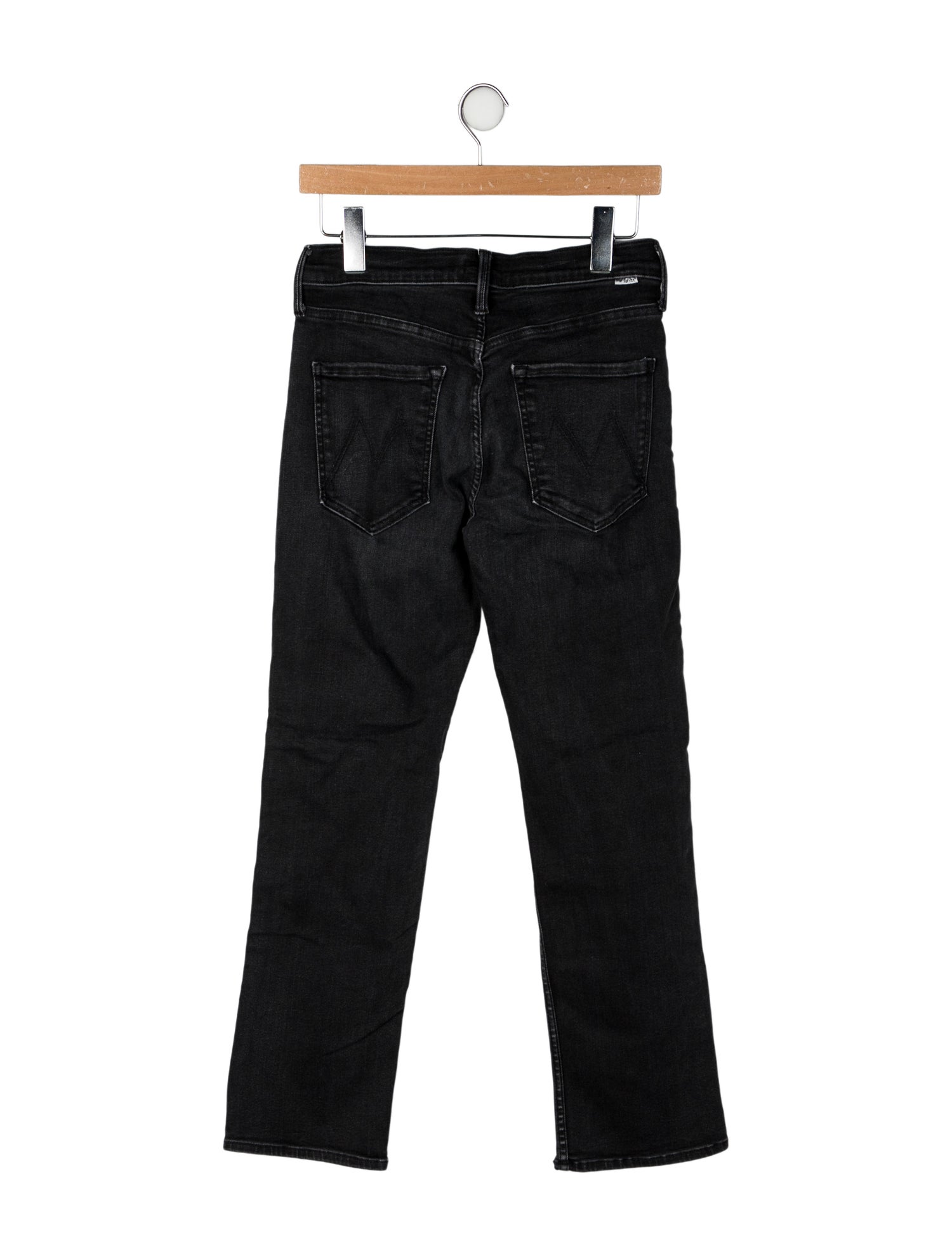 Mother Mid-Rise Straight Leg Jeans