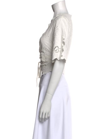 Mother V-Neck Short Sleeve Crop Top