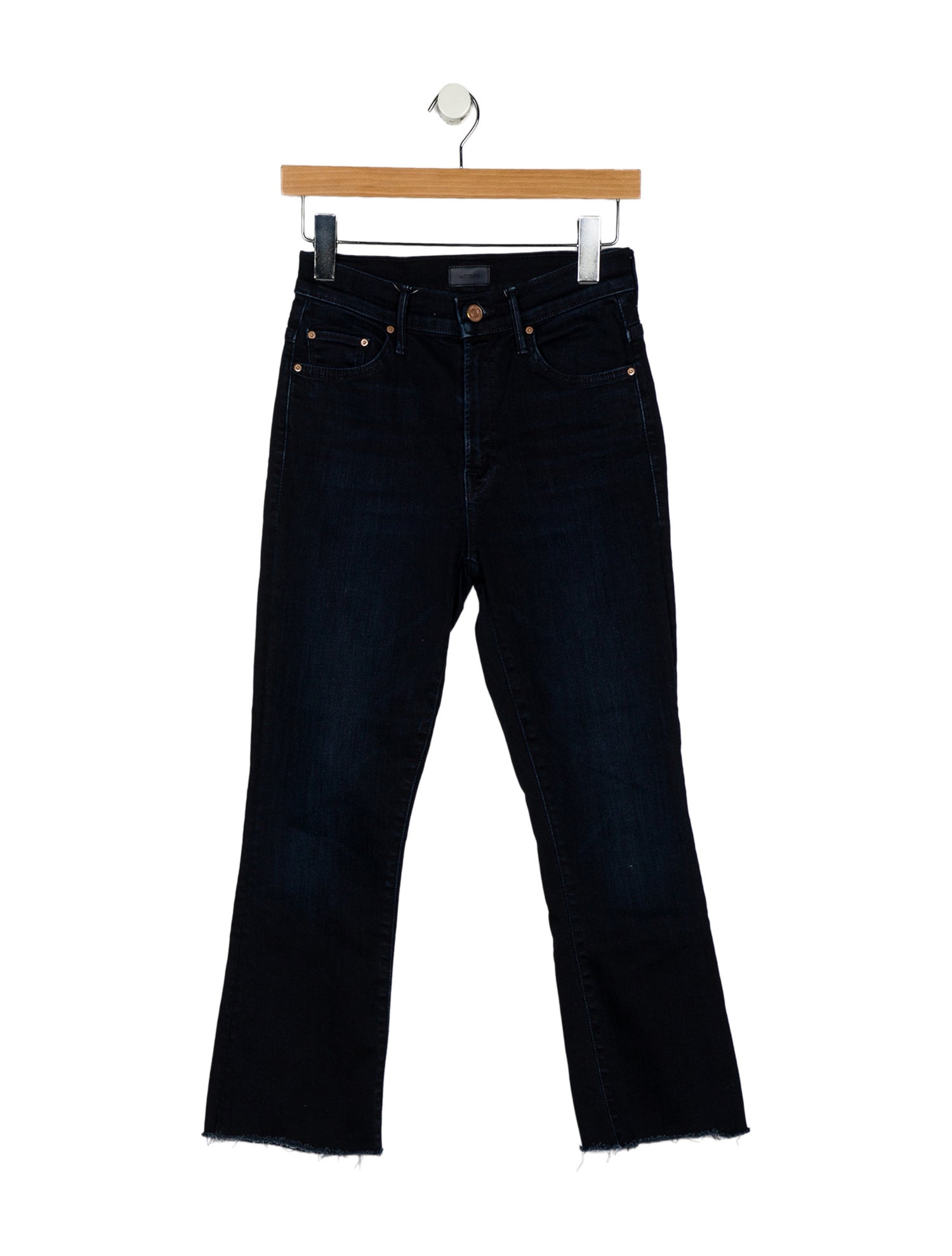 Mother Mid-Rise Straight Leg Jeans