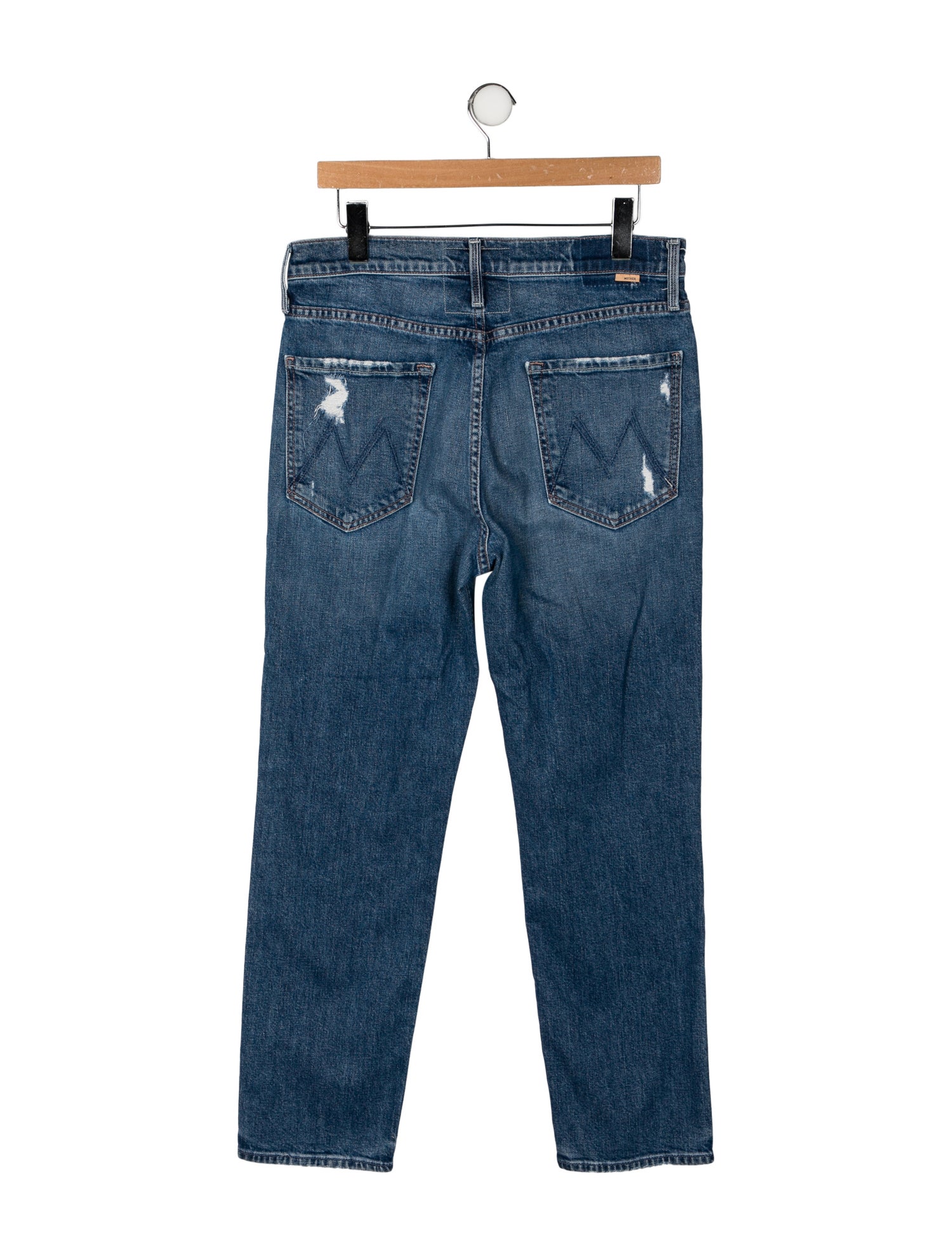 Mother High-Rise Straight Leg Jeans