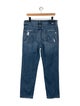 Mother High-Rise Straight Leg Jeans