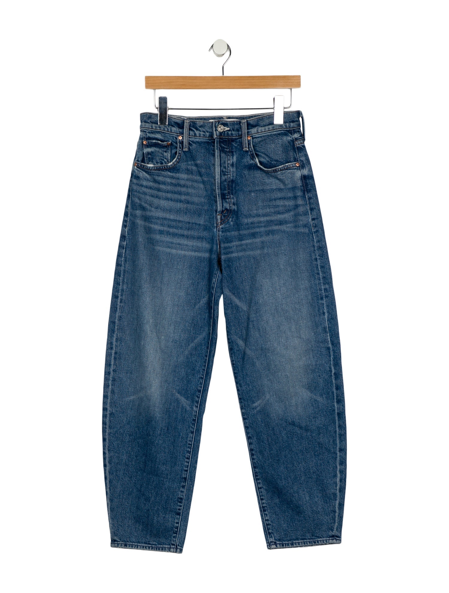 Mother High-Rise Straight Leg Jeans