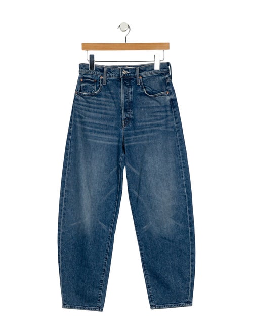 Mother High-Rise Straight Leg Jeans