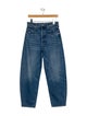 Mother High-Rise Straight Leg Jeans