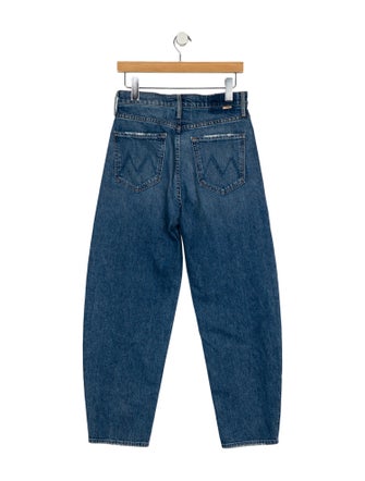 Mother High-Rise Straight Leg Jeans