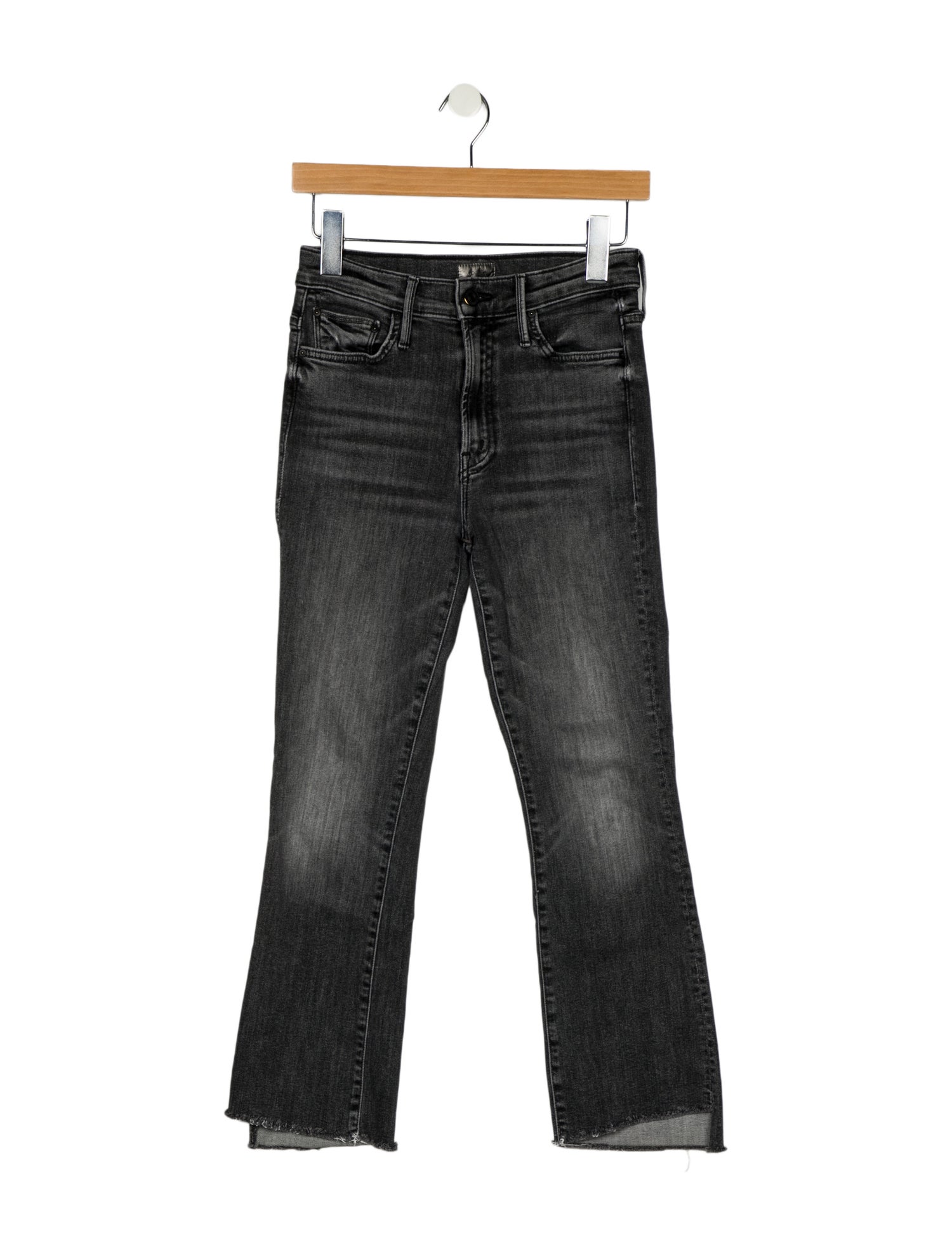 Mother Mid-Rise Straight Leg Jeans