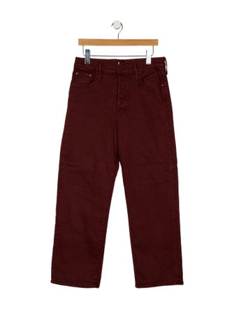 Mother High-Rise Wide Leg Jeans