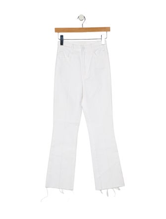 Mother Mid-Rise Straight Leg Jeans
