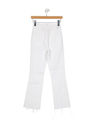 Mother Mid-Rise Straight Leg Jeans