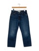 Mother Mid-Rise Straight Leg Jeans