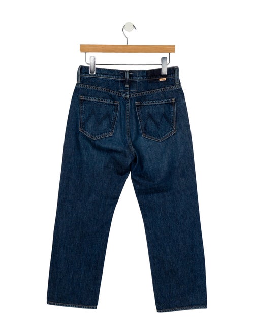Mother Mid-Rise Straight Leg Jeans