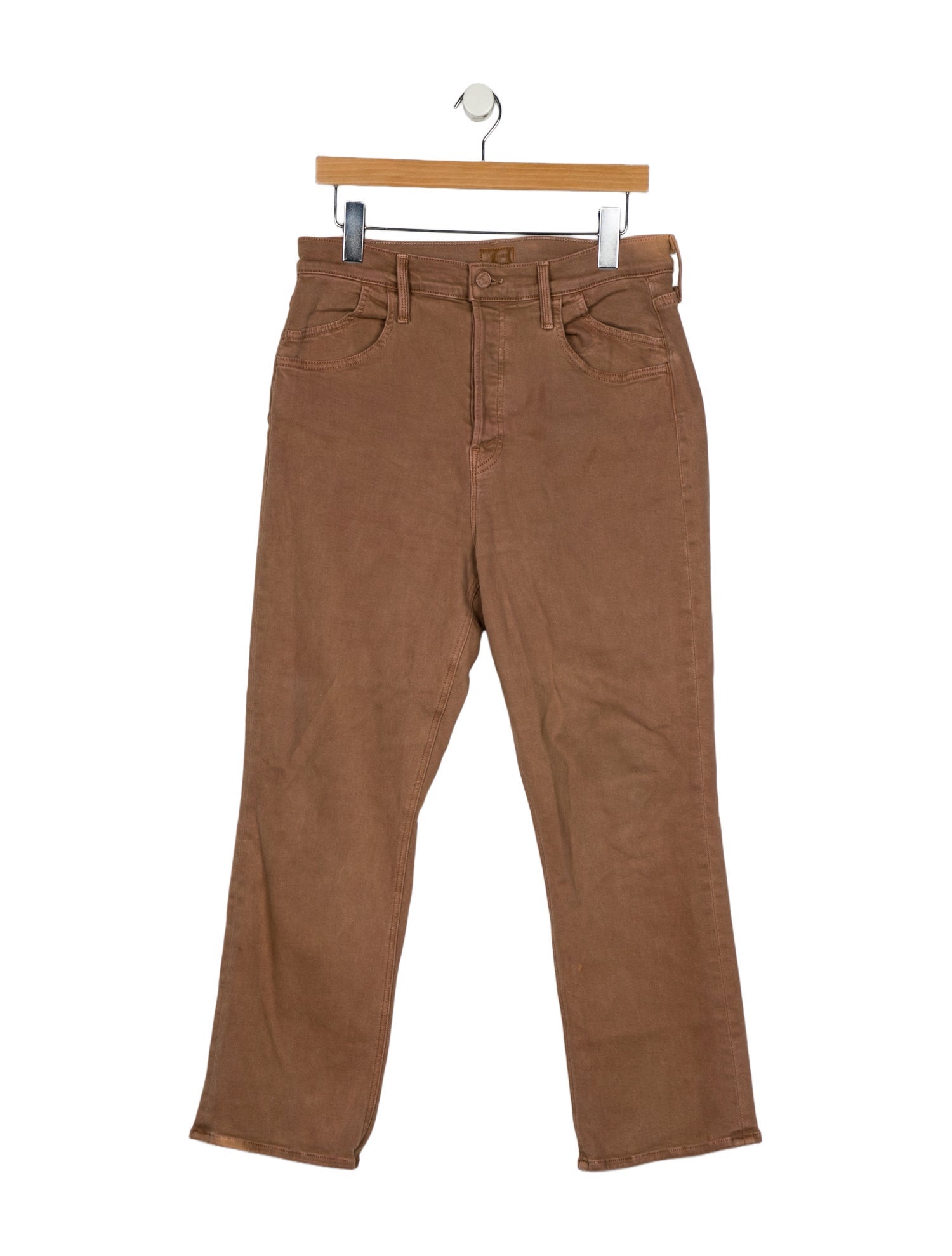 Mother High-Rise Straight Leg Jeans