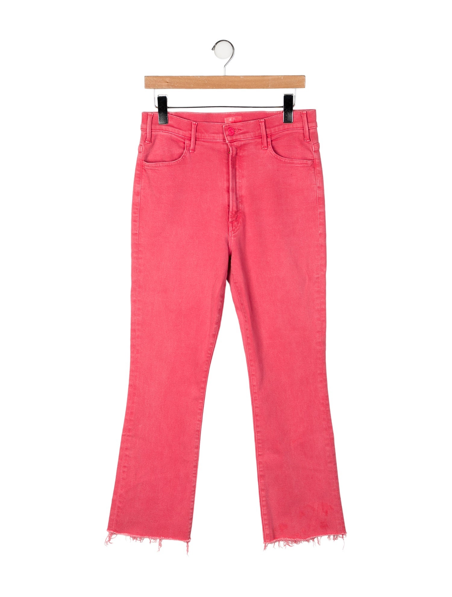 Mother Mid-Rise Straight Leg Jeans
