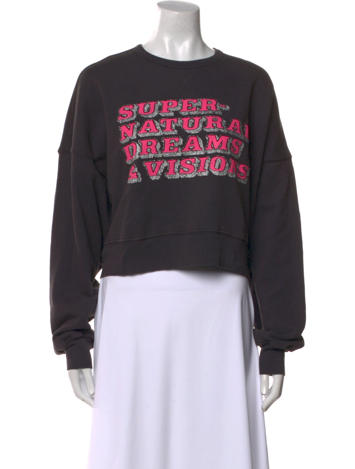 Mother Graphic Print Crew Neck Sweatshirt