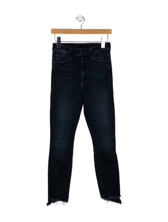 Mother Mid-Rise Skinny Leg Jeans