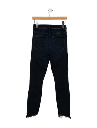 Mother Mid-Rise Skinny Leg Jeans