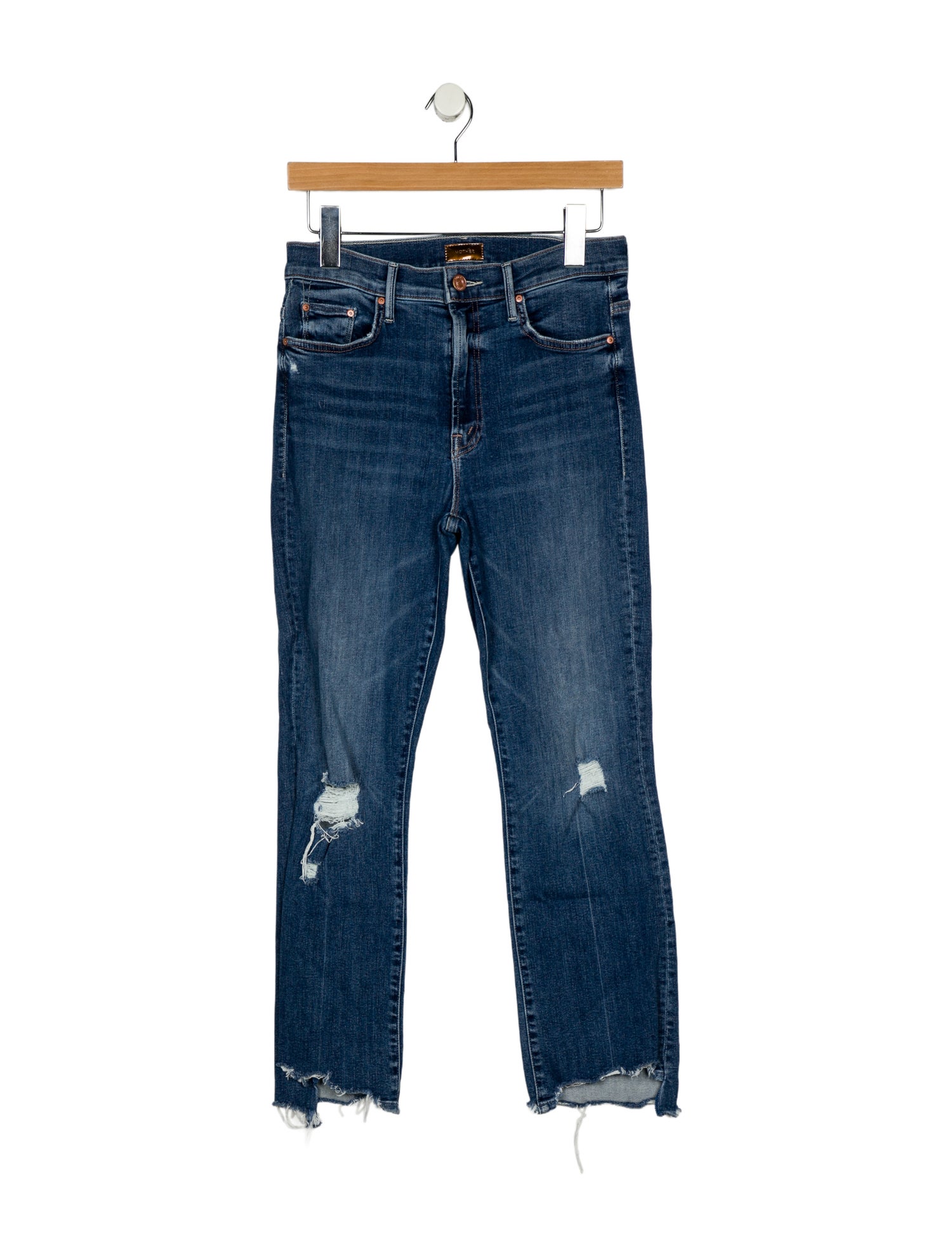 Mother High-Rise Straight Leg Jeans