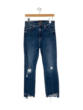 Mother High-Rise Straight Leg Jeans