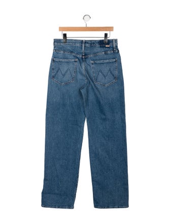 Mother Mid-Rise Wide Leg Jeans