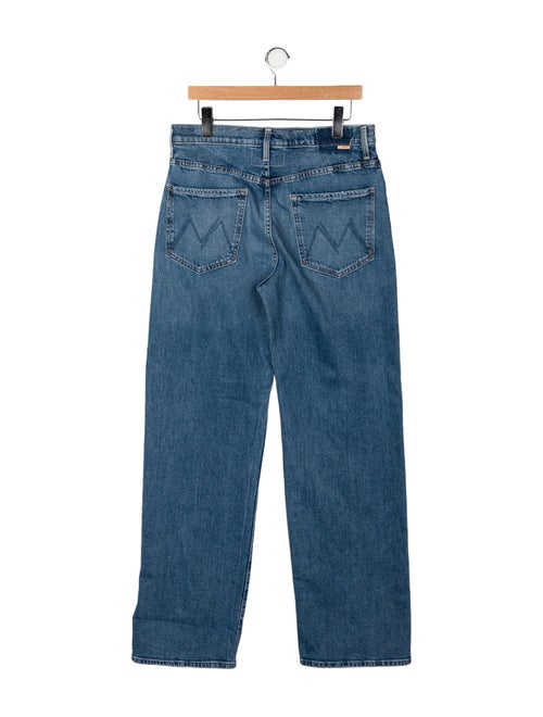 Mother Mid-Rise Wide Leg Jeans