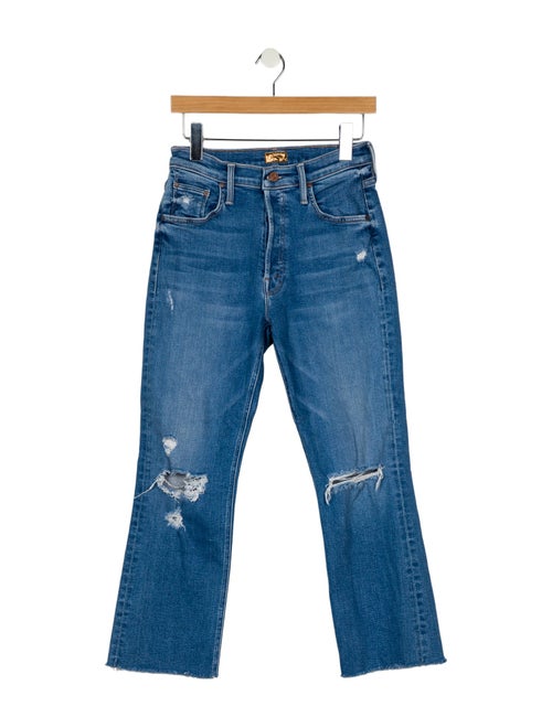 Mother Mid-Rise Wide Leg Jeans