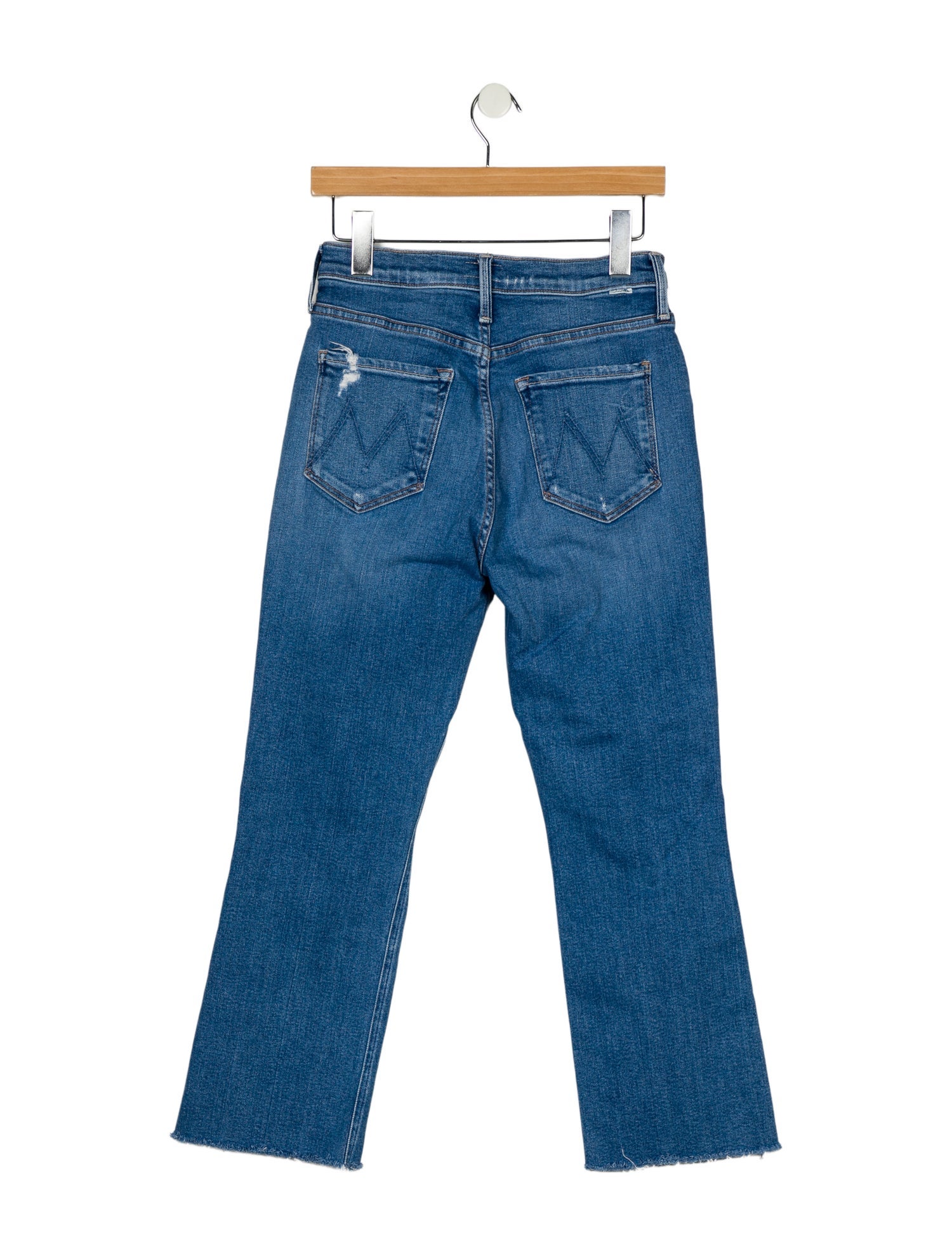 Mother Mid-Rise Wide Leg Jeans